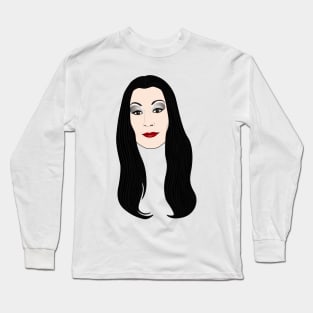 Morticia Addams Long Sleeve T-Shirt